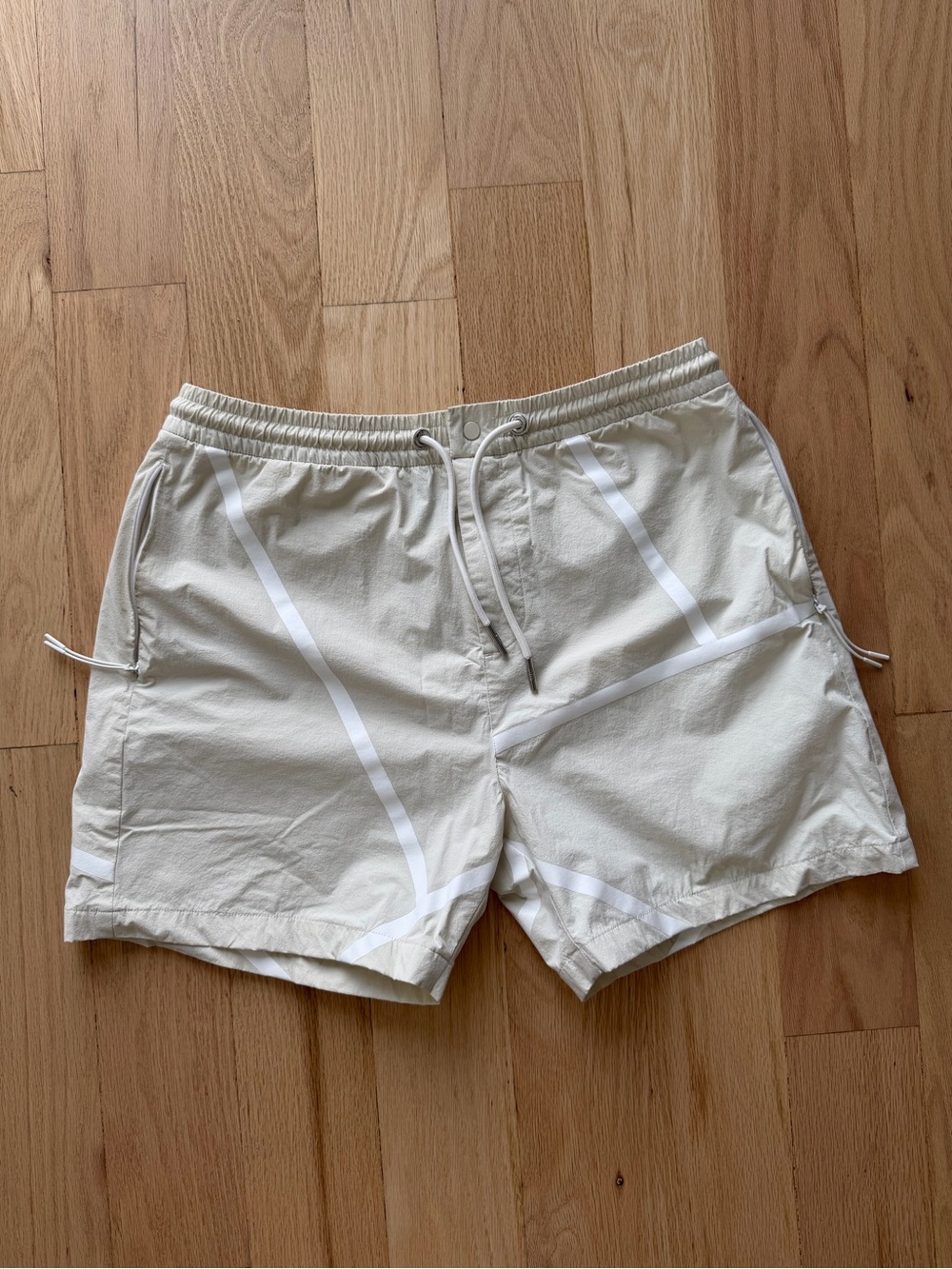 Kith Cream Athletic Drawstring Shorts
